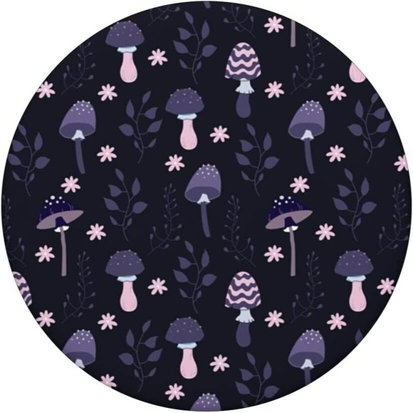 Retro Trendy Mushroom Flower Hippie 60s 70s Aesthetic Decor PopSockets PopGrip - Picture 3 of 8
